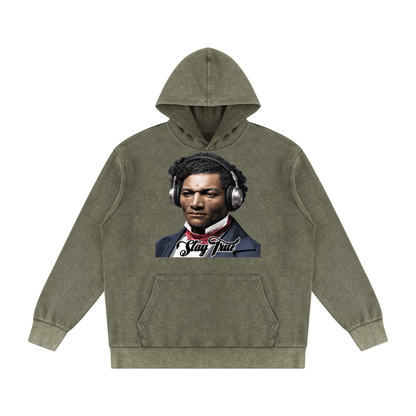 "Freddie's Dead" Mineral Wash Oversized Hoodie