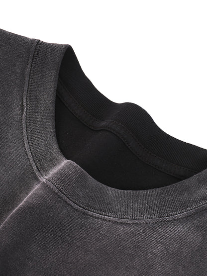 "Divine Theories" Gradient Washed Long Sleeve T-Shirt
