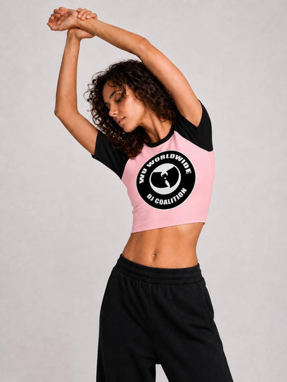 PYN™ "Wu World DJ Coalition" Women’s Raglan Color Block Baby T-Shirt