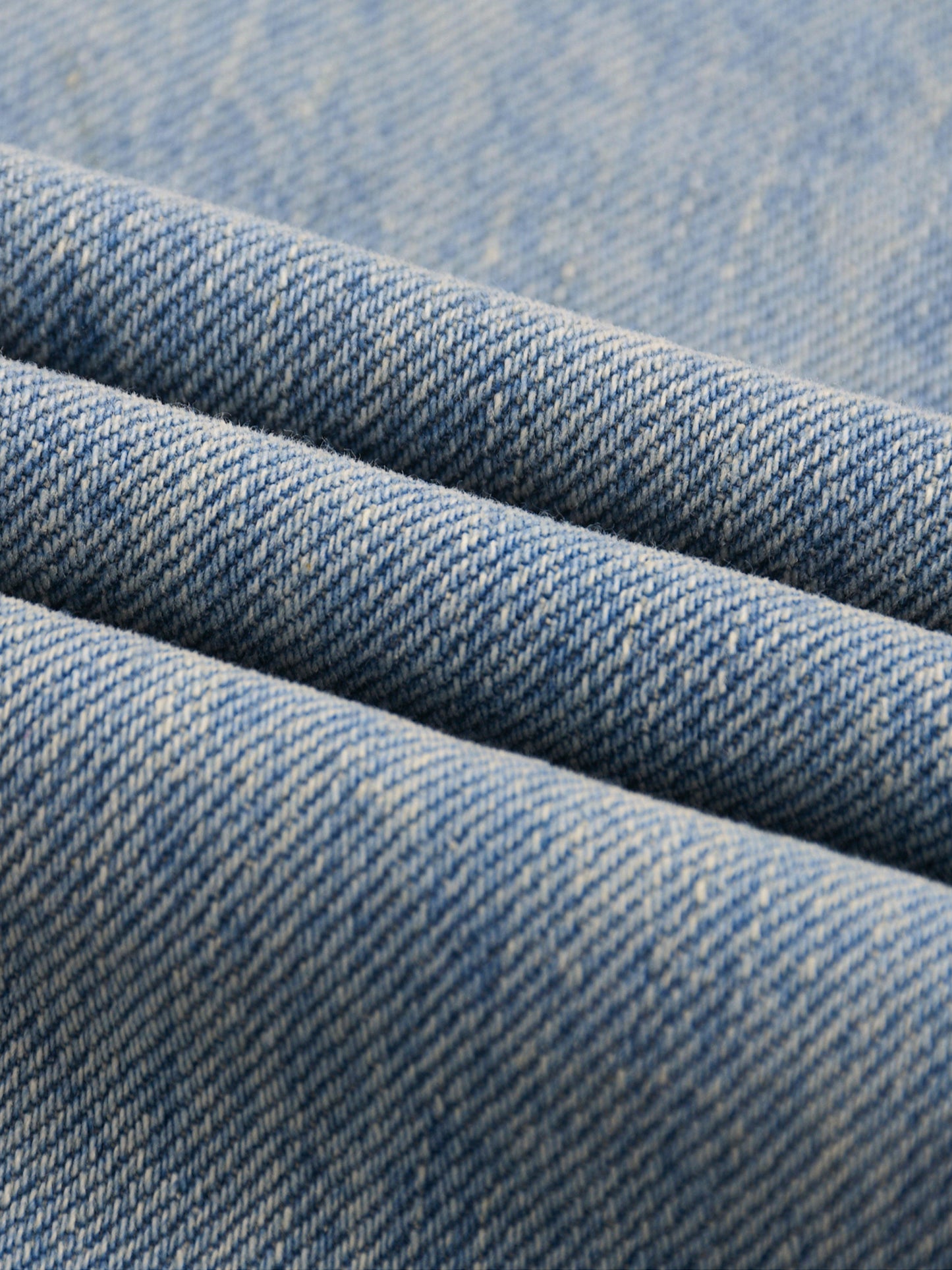 Men's Sun Fade Raw Hem Denim Jeans