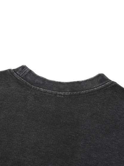 "Misunderstood" Mineral Wash Waffle Oversized T-Shirt