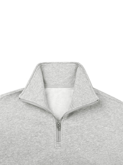"Game of Soles - Foamposite Aliens" Quarter-Zip Drop Shoulder Sweatshirt