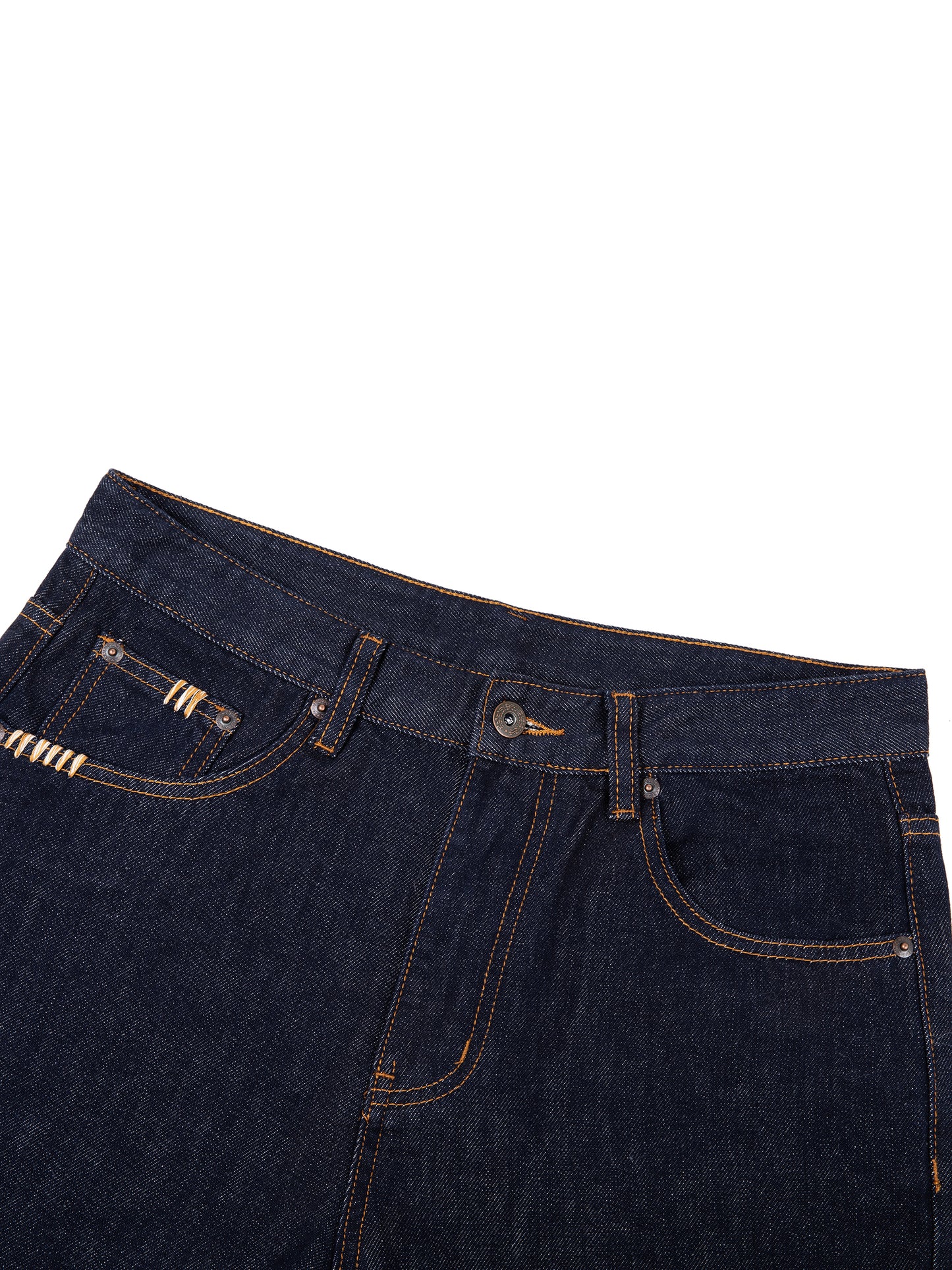 "Brooklyn Republic Essentials" Heavyweight Straight Leg Denim Jeans