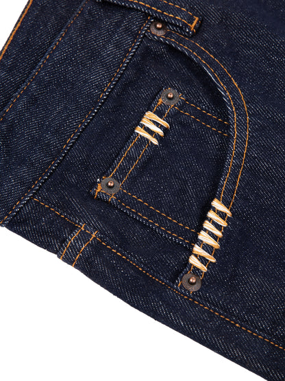 "Brooklyn Republic Essentials" Heavyweight Straight Leg Denim Jeans