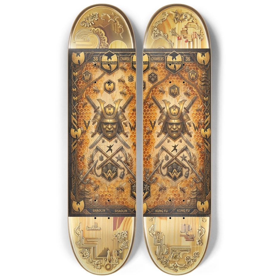 PYN™️ x BSP™️ "The Wu Saga" Skateboard Art Series