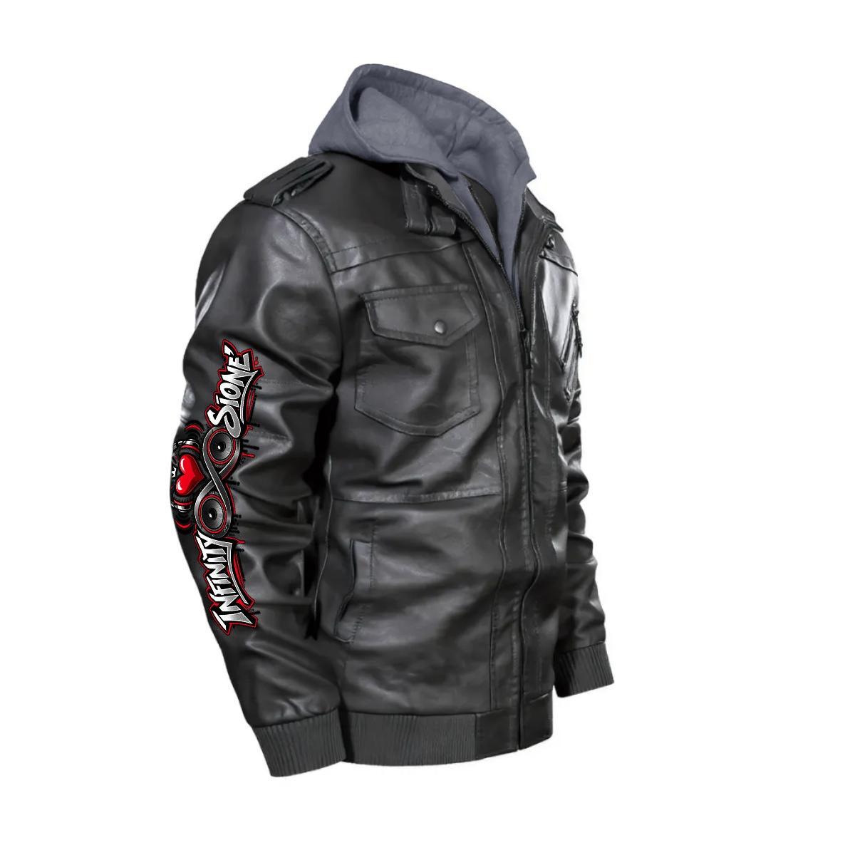 Infinity Sione™ "Heartbeatz"  Leather Jacket
