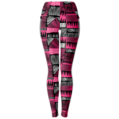 "Queen" Pocketed Mesh Legging