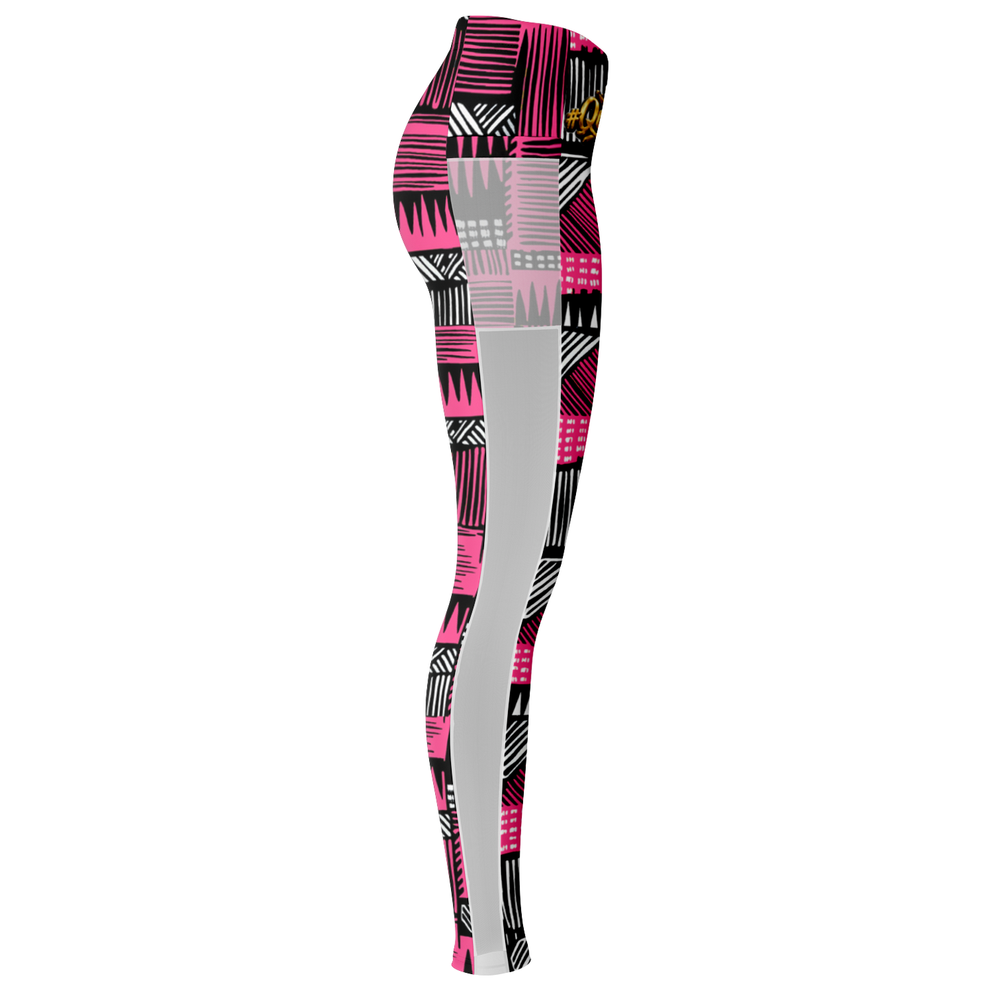 "Queen" Pocketed Mesh Legging
