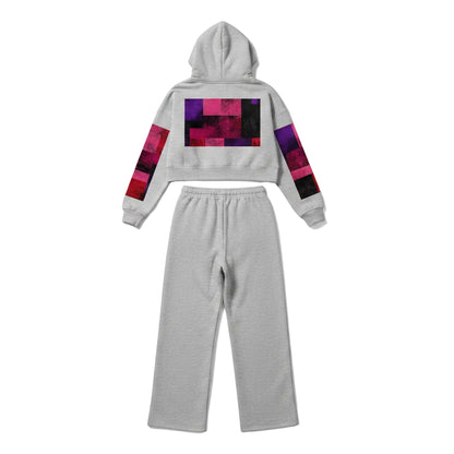 "Brie" Patchwerk Fleece Tracksuit
