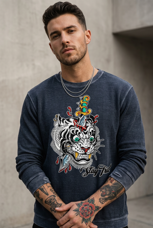 Brooklyn Zoo™ "Ed Hard-ly" Comfy Cord Sweatshirt