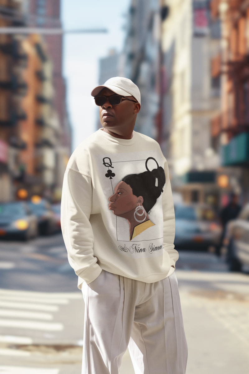 "Queens Gambit" Knitted Round Neck Oversize Sweatshirt