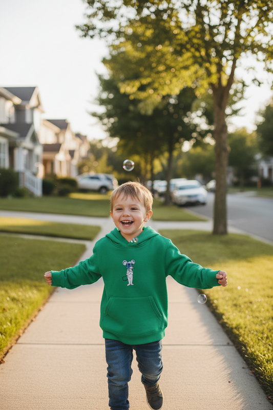 "Danger Mouse" Toddler Embroidered Fleece Hoodie