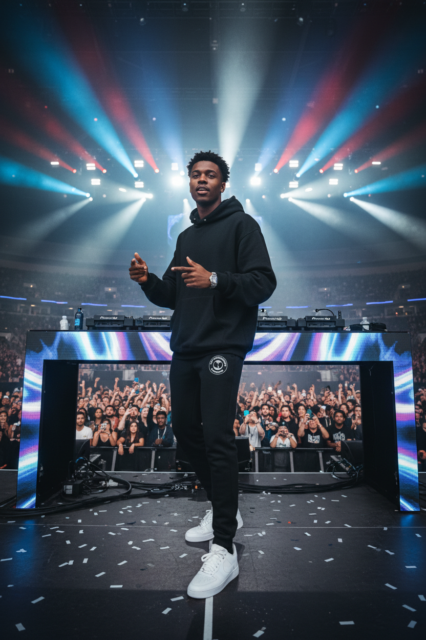 PYN™ "Wu-World DJ Coalition" Unisex fleece sweatpants
