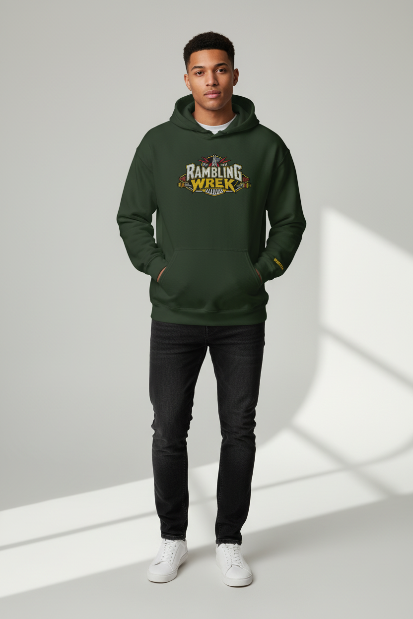WREK™ "Rambling Wreck" Embroidered Hoodie
