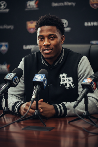 "Overnight Celebrity" Heavyweight Letterman Jacket