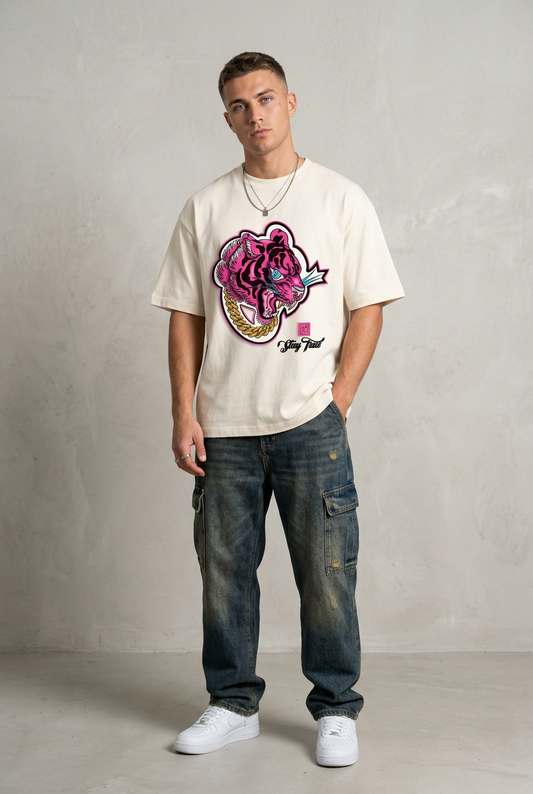 Brooklyn Zoo™ "Tiger Style" Oversized Boxy T-Shirt