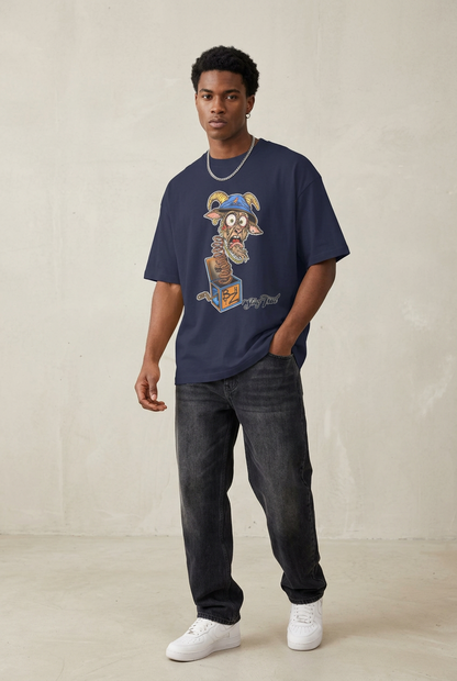 Brooklyn Zoo™ "Jumpin Jackass" Oversized Boxy T-Shirt