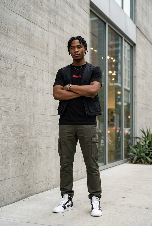 Sankofa™ "Black Love" Embroidered T-Shirt