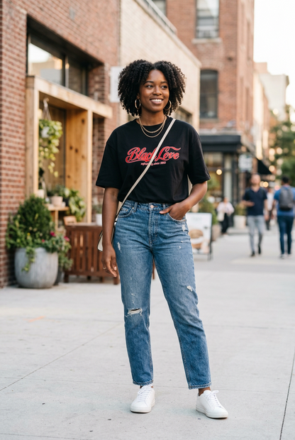 Sankofa™ "Black Love" Women's Relaxed T-Shirt