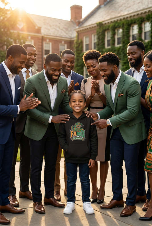 The Yard™ "FAMU" Youth Heavy Blend Hoodie