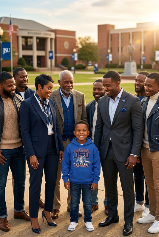 The Yard™ "Jackson State" Youth heavy blend hoodie